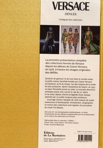 livre defile versace|Versace défilés .